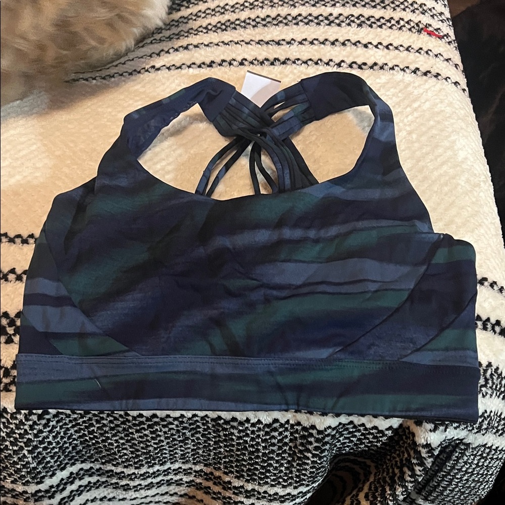 Victoria's Secret Navy and Teal Sports Bra